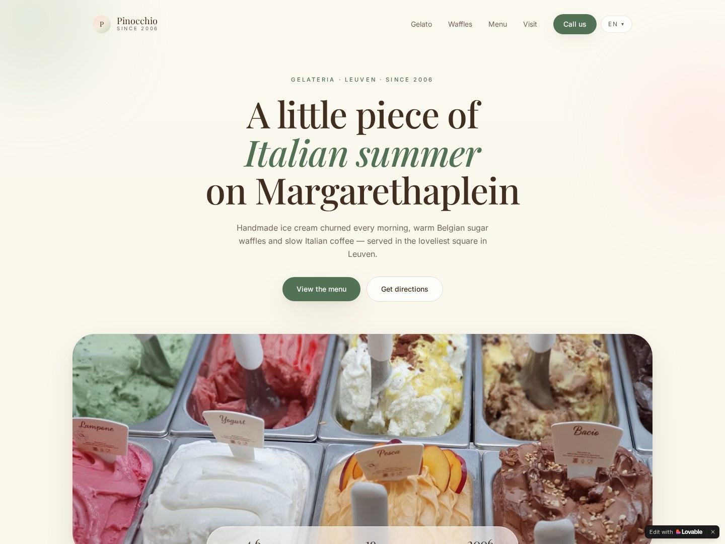 Pinocchio Waffles and Ice Cream 1 — Projets